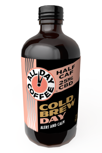A bottle of All Day Coffee Day