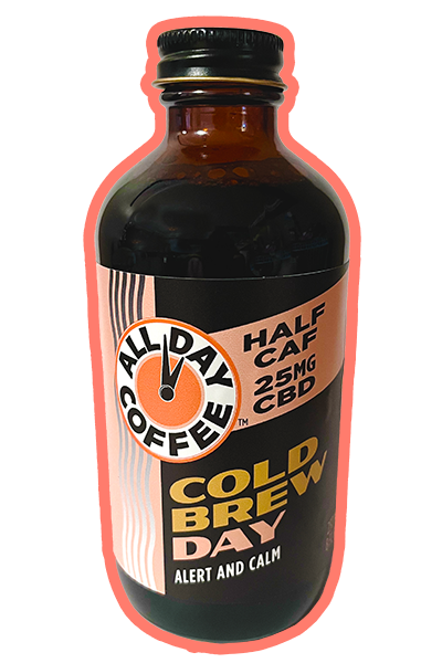 A bottle of All Day Coffee Day